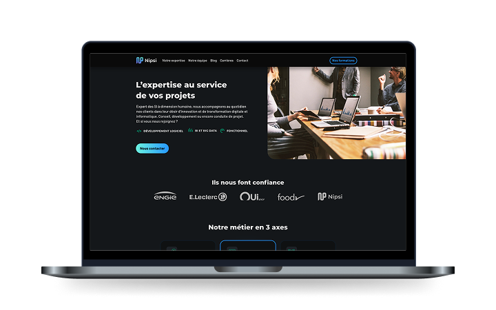 Site vitrine optimisé pour le référencement naturel